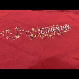 Phish Coventry 2004 Shirt Cropped L